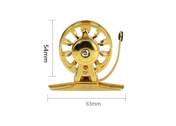 LEFT Fly Fishing Reel 44g Fly Fishing Wheel 60mm Wheel Ultra Light
