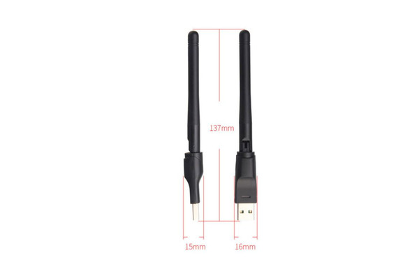 USB WiFi Adapter Dongle Card Wireless Network Laptop Antenna 2.4G