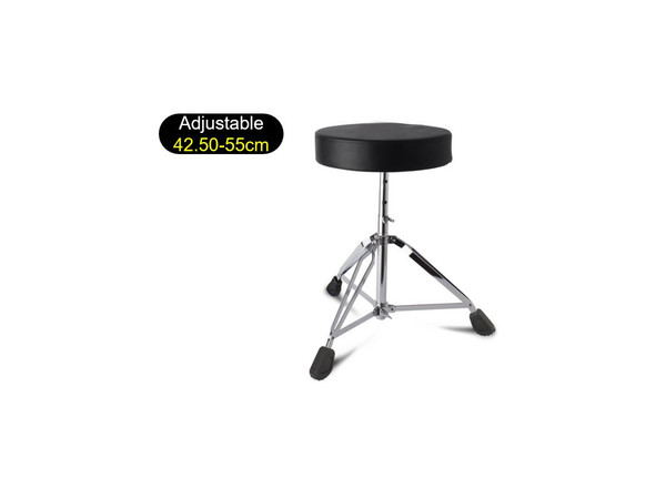 Adjustable Drum Stool Folding Guitar Keyboard Piano Chair Padded Seat