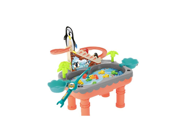 Fishing Game Toys with Slideway Sound Electronic Magnetic Fishing Toy Set