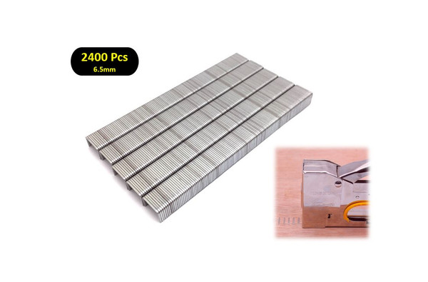 2400pcs D-Type Staple Nails for Staple Gun Stapler Furniture Upholstery