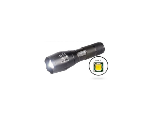 1000 Lumens CREE T6 LED torch military grade use AAA or 18650 batteries