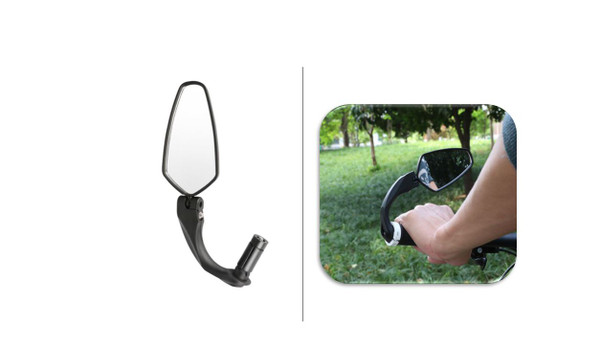 Long Shaft Bike Mirror Bicycle Rotatable Handlebar Rearview Mirror Cycling