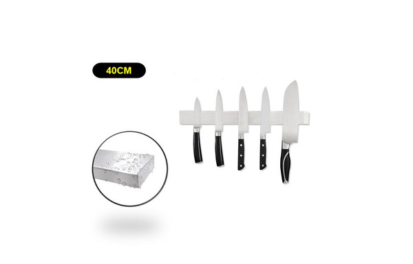 40CM Magnetic Knife Holder Magnetic Strip Stainless Adhesive Knife Rack