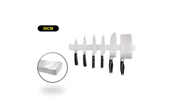 50CM Magnetic Knife Holder Magnetic Strip Stainless Adhesive Knife Rack