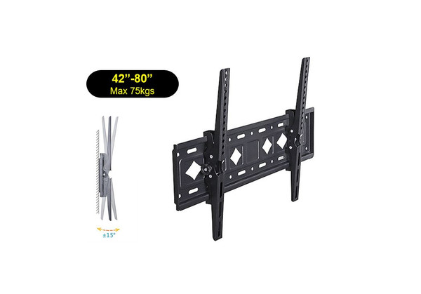 Tilt TV Wall Mount for 42 to 80 Inch TV Bracket Wall 70kgTilting Bracket