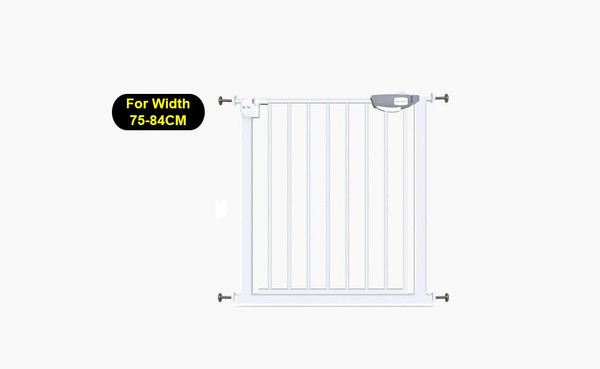 75-84cm Swing Closed Child Safety Gate Security Door Kid Baby Fence Barrier