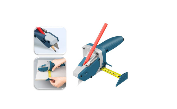 5M Drywall Axial Cutter Measuring Tape Drywall Axe SawPlasterboard Pruner