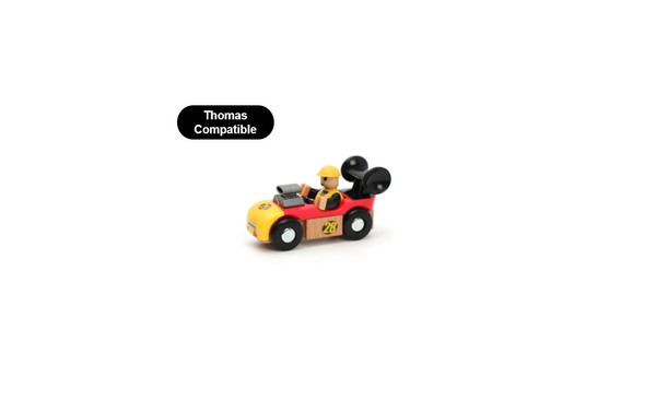 Race Car Drag Thomas Compatible Wooden Kids Educational Toy Train Car