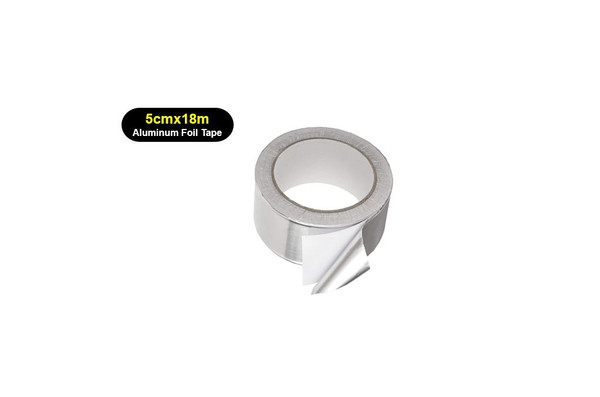 50mm x 18m Aluminum Foil Tape Aluminium Air Duct Tape foil Ducting Fan