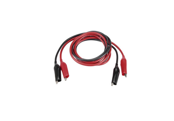 1m 2pcs Double Ended Alligator Clip Test Lead Wire Jumper Cable Crocodile