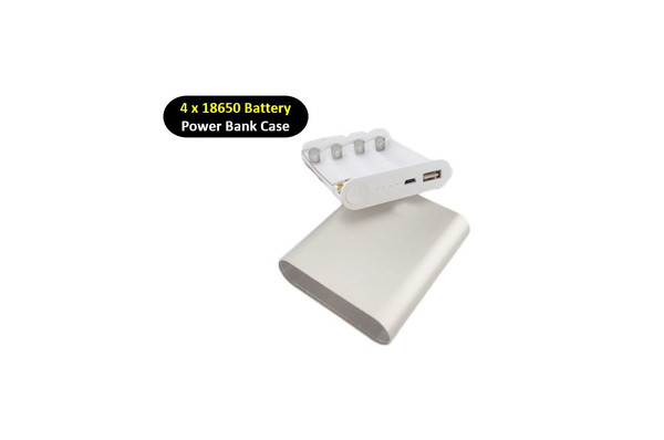 DIY 18650 Power Bank 4 Battery Case Cover USB Battery Charger Box Portable