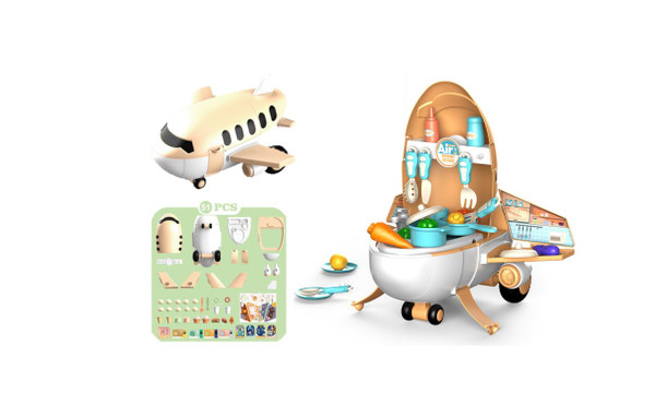 Kitchen Set Airplane Cooking Station Play House Toys Pretend Playhouse Kitchen Set Airplane Cooking Station Play House Toys Pretend Playhouse