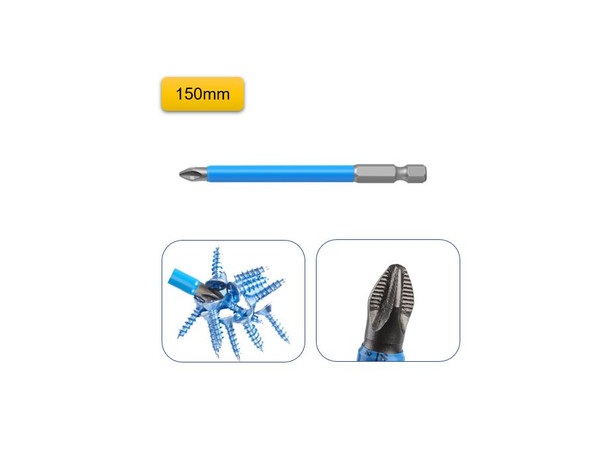 1pc 150mm Power Drill Set Bits Tools Screwdriver Bit Kit Hand Power PH2