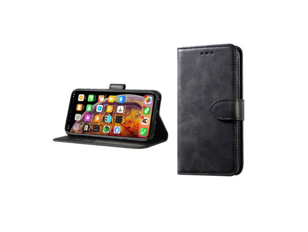 #PTN BLACK Apple iPhone XR Flip Case PU Leather Wallet Card Holder