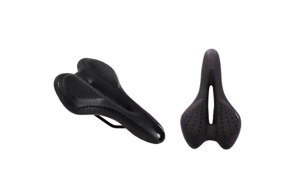 BLACK Bicycle Saddle Padded Road Bike Cycling Seat MTB Mountain GEL