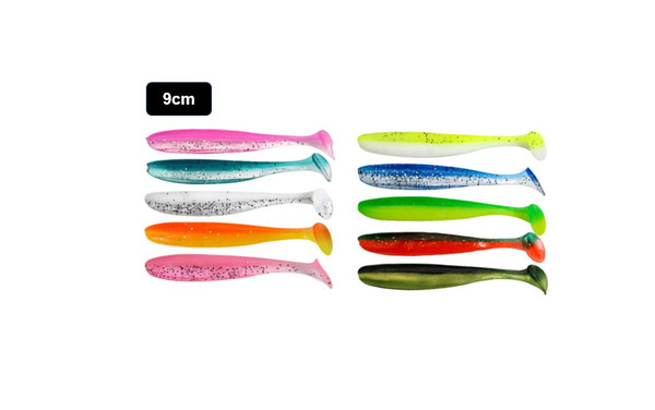 10pcs x 9cm Long tail Grub 4.2g Soft Bait Jigging Soft Grubs 10pcs x 9cm Long tail Grub 4.2g Soft Bait Jigging Soft Grubs