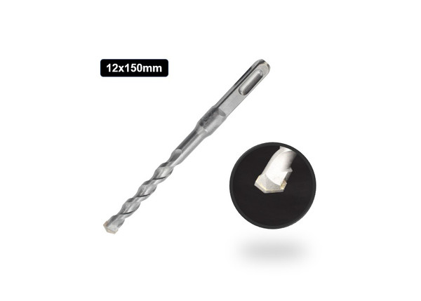 12x150mm Masonry Drill Bit Metal Concrete Tile Glass Plastic Ceramic