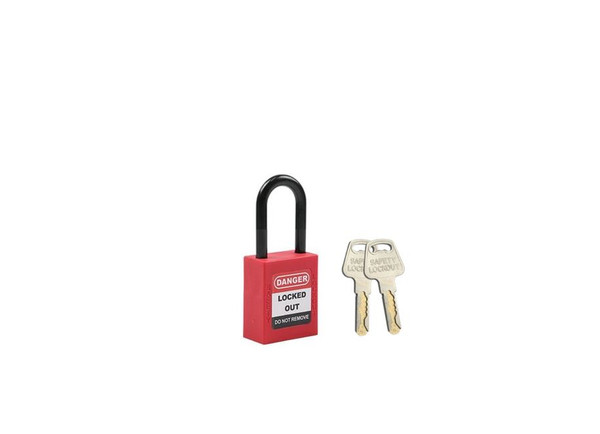 38mm Lockout Lock with key Industrial safety LOCKOUT TAGOUT LOTO BOZZYS ENG