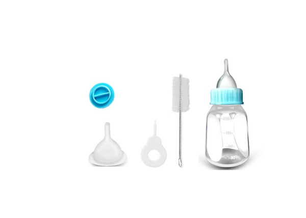 120ml Pet Nursing Bottle Kits Feeding Nipple Newborn Kittens Puppies Rabbit 120ml Pet Nursing Bottle Kits Feeding Nipple Newborn Kittens Puppies Rabbit