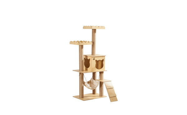 130cm BOX Cat Tree Stair Hammock Scratching Post Climbing Toy Scratcher 130cm BOX Cat Tree Stair Hammock Scratching Post Climbing Toy Scratcher