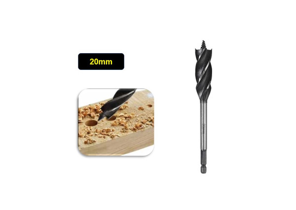 20mm Auger Drill Bit Hole Saw Drill Bit Kit Wood Cutter For Wood Plastic 20mm Auger Drill Bit Hole Saw Drill Bit Kit Wood Cutter For Wood Plastic