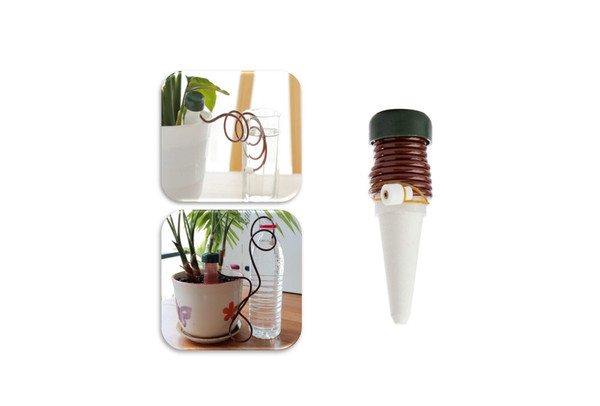 Tubed Self Watering Stakes Automatic Drip Irrigation Garden Plant Spike Tubed Self Watering Stakes Automatic Drip Irrigation Garden Plant Spike