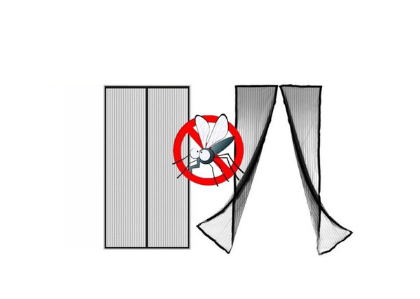 Black 0.9x2.1m Magnetic Screen Curtain Anti mosquito Net Fly Bug Mesh Insec Black 0.9x2.1m Magnetic Screen Curtain Anti mosquito Net Fly Bug Mesh Insec