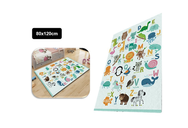 Alphabet Animal Playmat 80x120cm Kids Play Mat Baby Crawling Floor Rug Alphabet Animal Playmat 80x120cm Kids Play Mat Baby Crawling Floor Rug