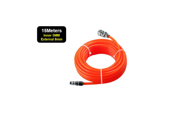 15m Pneumatic Air Hoses Quick Connector for Compressor Air 8mm 5mm