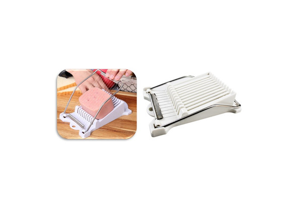 Wire Egg Slicer Luncheon Meat Spam Slicer Stainless Steel