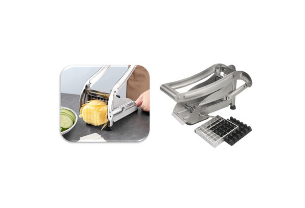 Chips Cutter Suction Cup French Fry Cutter Potato Chipper Vegetable Slicer