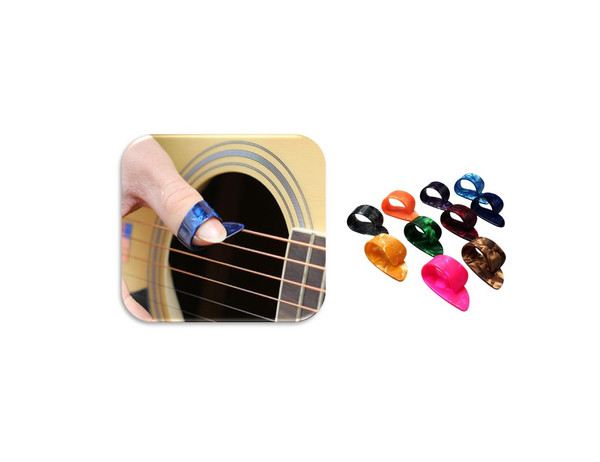 1pcs Thumb Picks Color Ring Pick Acoustic Electric Guitar Picks Plectrum