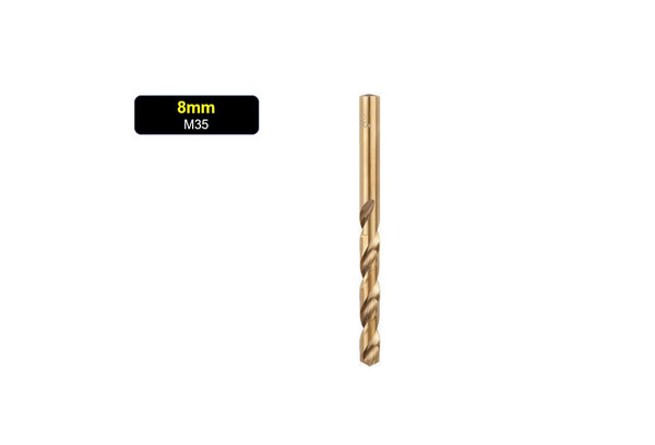 1pc 8mm Drill Bit M35 HSC Cobalt Drill Bit Drilling Steel Wood Power Tool