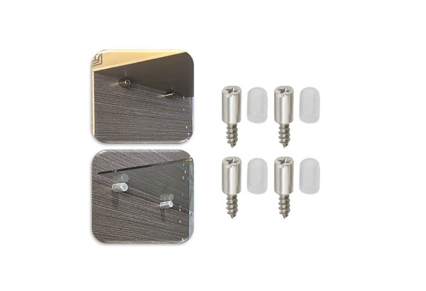 4pcs Shelf Support Screws Shelf Pegs Pins Wardrobe Support Non-Slip Cover