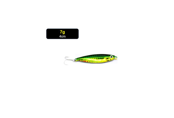 7g 4cm Green Lead Fish Jigs Bait Jig Fishing Lure Fishing Jigging Jigs