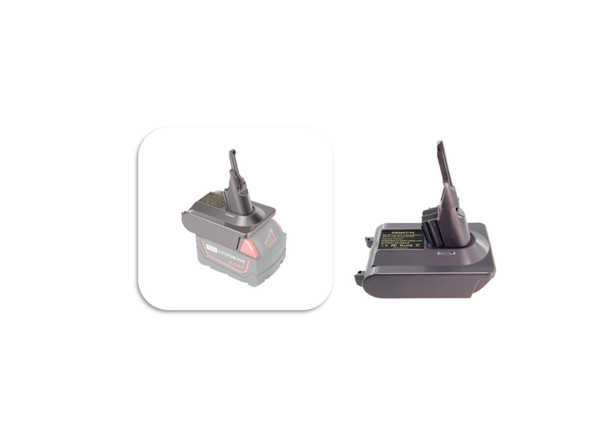Compatible Milwaukee Battery to Dyson V7 V8 Tool Battery Vacuum Adapter Converter