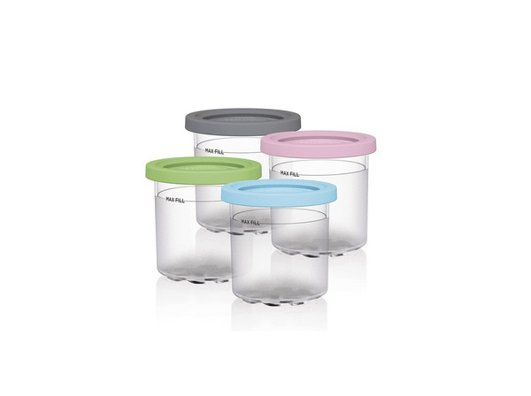 4pcs Creami Pints Compatible Ninja Creamy Pints and Lids Ninja XSKPLID2CD 4pcs Creami Pints Compatible Ninja Creamy Pints and Lids Ninja XSKPLID2CD