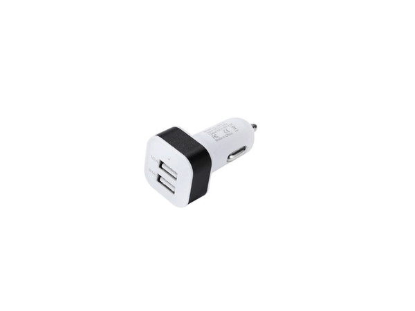 Black 2100mA 2 Port USB Charger Port Car Charger Mobile Phone Dual Port