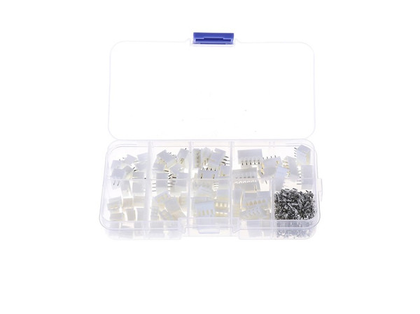 230Pc JST Connector Kit Pitch Terminal Wire Male Female Housing XH2.54mm