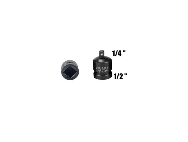 1pc 1/2" to 1/4" Impact Socket Adapter Step Up Reducer Wrench Mechanic