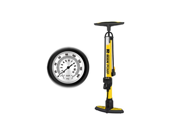 160PSI Large Gauge Dual Valve Hand Pump High Pressure SUP Bike MTB Road Bike 160PSI Large Gauge Dual Valve Hand Pump High Pressure SUP Bike MTB Road Bike