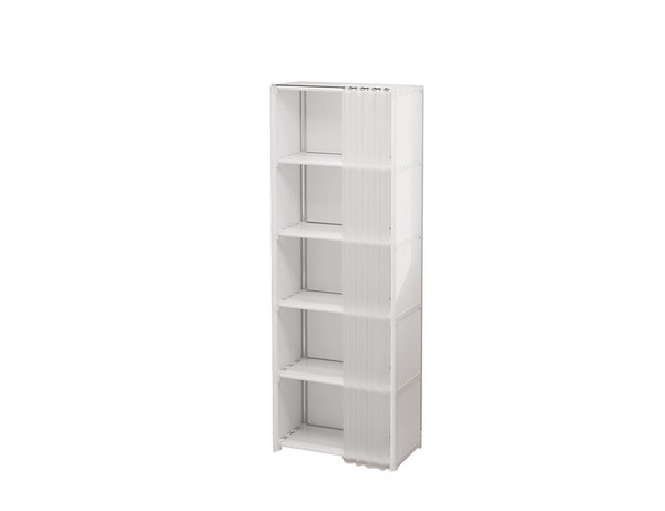 White 6 Tiers Portable Bookshelves Storage Organizer Rack Shelves Book Shelf White 6 Tiers Portable Bookshelves Storage Organizer Rack Shelves Book Shelf