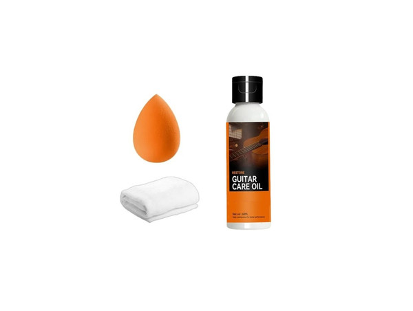 60ml Guitar Fingerboard Oil Care Liquid Wax Cleans Polishes Prevent Wood