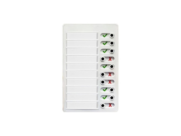 1pc Chore Chart Memo Checklist Board To Do List Planner Check Routine Chart