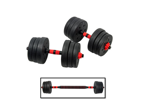 20kg Adjustable Dumbbell Set Barbell Weight Set Gym Training Lifting