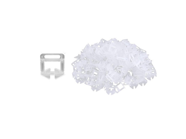 100pcs 2.0mm Tile Leveling System Clips Wedges Spacers System Tile Leveling