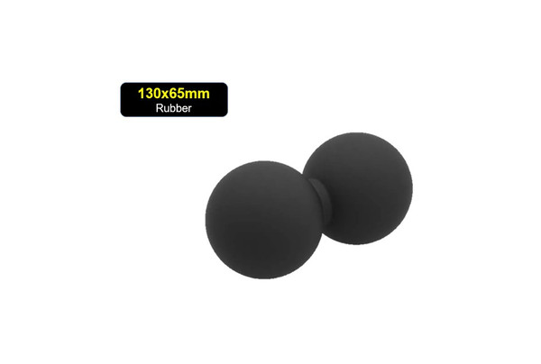 Black Peanut Ball Double Lacrosse Ball Massage Rubber