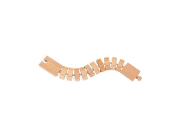 Flexible Curve Wacky Wooden Train Expansion Track Compatible Thomas ...