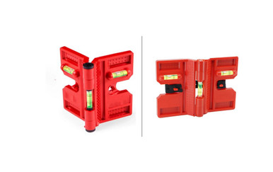 Adjustable Post Level Spirit Level Mark Measuring Bubble Leveler Frame ...